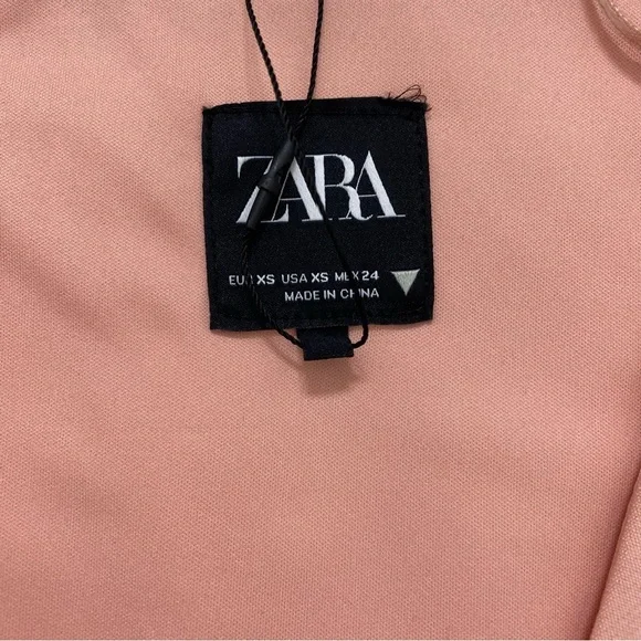 ZARA Pink Belted Vest Top - Picture 5 of 5